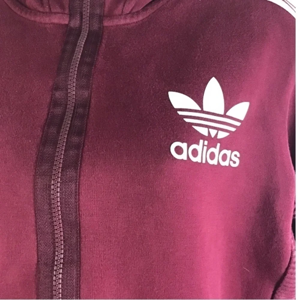 ADIDAS ESSENTIALS FRENCH TERRY 3-STRIPES FULL-ZIP HOODIE Men’s Medium